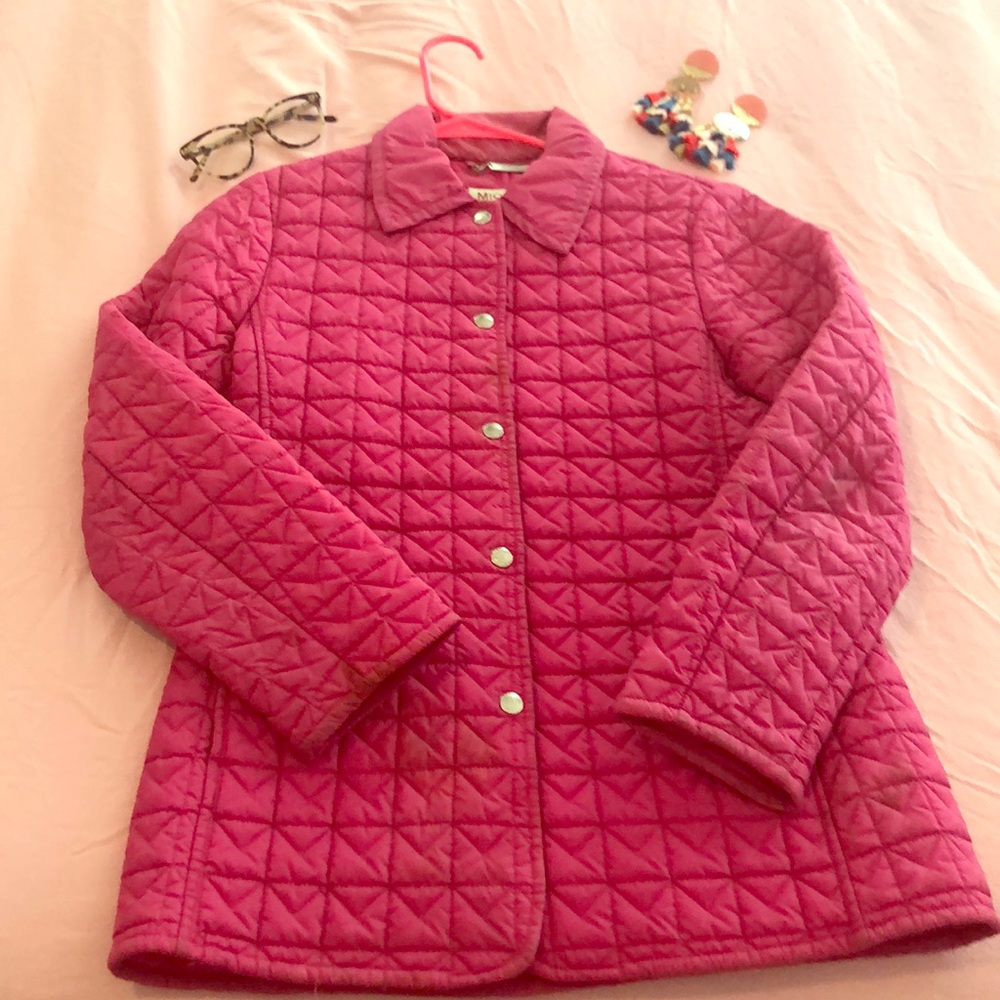 Michael Kors Pink Quilted Jacket